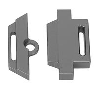 Stylebest Vassoio Batteria RC in Lega di Alluminio con Cinghia per 1/10 Slash 2WD Gestione della Batteria Confezione da 2 (Grigio)