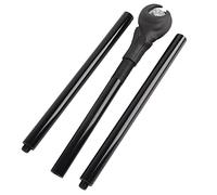 Stylebest Wand Wizard Wizard a LED, Lussuoso Scettro da 55,1 Pollici con Luce Statica Lampeggiante per Gli Oggetti di Scena del Festa in Maschera di Halloween Cosplay (Arancia)