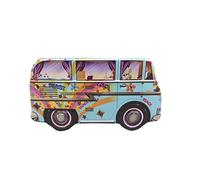 stylebox - Barattolo di latta Mini Camper Van Hippy, 17 x 9 x 7 cm, stile retrò