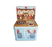 stylebox Scatola per biscotti in metallo, stile retrò, per forno, circa 14,5 x 10 x 10,5 cm