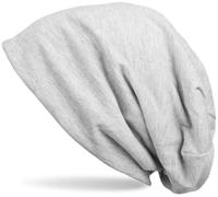 styleBREAKER Berretto Slouch Unisex in Misto Cotone,Grigio Chiaro a Pois