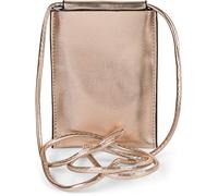 styleBREAKER Borsa a tracolla da donna metallizzata lucida | Borsa a tracolla per smartphone da 11,5 x 15 cm, scomparto principale aperto, 2 scomparti per schede, fodera morbida