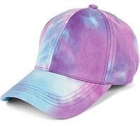 styleBREAKER Cappellino Baseball Donna Batik 6 Pannelli,Turchese-Viola