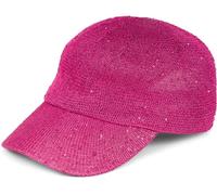styleBREAKER Cappellino Baseball Donna con Paillettes Intrecciate,Magenta