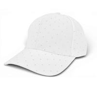 styleBREAKER Cappellino Baseball Donna con Strass e Glitter,Bianco