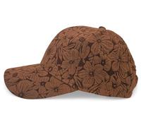 styleBREAKER Cappellino Baseball Donna Motivo Floreale in Rilievo,Mocca Bro