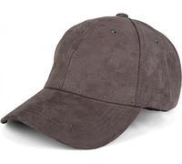 styleBREAKER Cappellino Baseball Unisex Effetto Scamosciato,Grigio