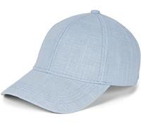 styleBREAKER Cappellino Baseball Unisex Estivo in Lino,Blu Chiaro