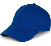 styleBREAKER Cappellino Baseball Unisex Estivo in Lino,Blu Reale