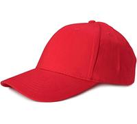 styleBREAKER Cappellino Baseball Unisex in Cotone Spazzolato,Rosso