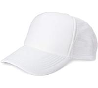 styleBREAKER Cappellino Trucker Unisex | Berretto con Rete,Bianco