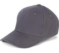 styleBREAKER Cappello da Baseball Unisex a 6 Pannelli, in Cotone Spazzolato, Chiusura Regolabile con Chiusura a Strappo, Design Monocromatico per Uomo e Donna, Grigio Scuro