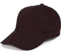 styleBREAKER Cappello da Baseball Unisex a 6 Pannelli, in Cotone Spazzolato, Chiusura Regolabile con Chiusura a Strappo, Design Monocromatico per Uomo e Donna, Marrone
