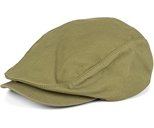 styleBREAKER Cappello da Convertible con Bottone a Pressione, Berretto da Pilota Unisex in Cotone, Regolabile, Stile Classico, Adatto a Uomini e Donne, Oliva