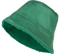 styleBREAKER Cappello da Pescatore Unisex Reversibile in Look Scamosciato/Pelliccia di Orsetto, Caldo Cappello Reversibile 2 in 1, Cappello a Secchiello Autunno Inverno 04025037, Colore:Verde