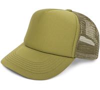 styleBREAKER Cappello Unisex con 5 Pannelli e Inserti in Mesh, Regolabile con Chiusura a clic, Leggero e Traspirante, Ideale per Uomo e Donna, Oliva