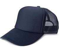 styleBREAKER Cappello Unisex con 5 Pannelli e Inserti in Mesh, Regolabile con Chiusura a clic, Leggero e Traspirante, Ideale per Uomo e Donna, Navy