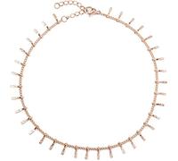 styleBREAKER Cavigliera da Donna a Catena con Decorazione,Rosa Oro