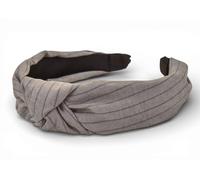 styleBREAKER Cerchietto donna a righe con nodo,Grigio