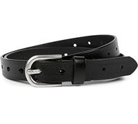 styleBREAKER Cintura da donna in pelle liscia con goffratura azteca a zig-zag e spina goffrata, accorciabile 03010110, dimensione:100cm, colore:Nero