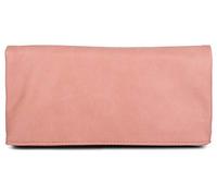 styleBREAKER clutch ripiegabile con design scamosciato a forma di busta, borsa 3-in-1, bretelle, maniglietta, borsa da spalla, donna 02012190, colore:Rosa