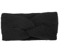 styleBREAKER Fascia da donna in maglia con nodo a torciglione e motivo a coste unicolore, calda fascia per capelli invernale, fascia 04026072, colore:Nero