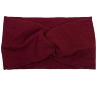 styleBREAKER Fascia per Capelli a Coste Sottili con Nodo, Fascia per Capelli, da Donna 04026009, Colore:bordò-Rosso