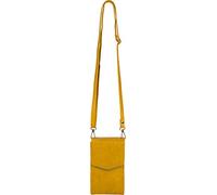 styleBREAKER Mini borsa a tracolla con patta a V e dettaglio in metallo | piccola borsa porta cellulare a tracolla | elegante borsa a tracolla con scomparti per carte per donna,Curry