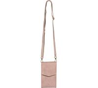 styleBREAKER Mini borsa a tracolla con patta a V e dettaglio in metallo | piccola borsa porta cellulare a tracolla | elegante borsa a tracolla con scomparti per carte per donna,Rosa antico vecchio