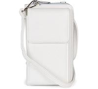 styleBREAKER Portafoglio mini borsa da donna con scomparto per cellulare e protezione RFID, borsa a tracolla, tasca per cellulare, borsa a tracolla 02012362, colore:Bianco