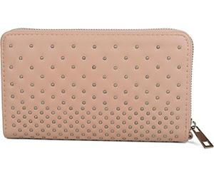 styleBREAKER portamonete con borchie, chiusura con cerniera, borchie sferiche, cinturino da polso, portafoglio, da donna 02040094, colore:Rosa
