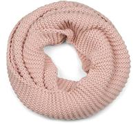 styleBREAKER Sciarpa a maglia da donna con motivo a maglia per la mano sinistra, sciarpa calda invernale a maglia, sciarpa a tubo 01018166, colore:Rosé