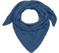 styleBREAKER Sciarpa a triangolo da donna XXL con motivo a scacchiera, maxi sciarpa, sciarpa triangolare, sciarpa invernale calda 01020047, colore:Jeans blu