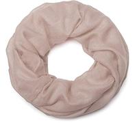 styleBREAKER Sciarpa ad anello donna,effetto glitter, Antico Rosa scuro