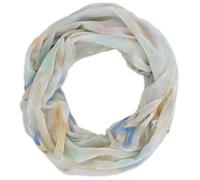 styleBREAKER Sciarpa ad anello donna motivo cuori e pennellate | Sciarpa 79x49 cm, 100% viscosa leggera, avvolgibile due volte intorno al collo.