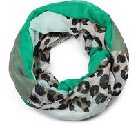 styleBREAKER Sciarpa ad anello donna | Sciarpa ad anello animalier, 90x85 cm, morbida, antigraffio, avvolgibile 2-3 volte, lavabile a 30°C.