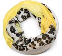 styleBREAKER Sciarpa ad anello donna | Sciarpa ad anello animalier, 90x85 cm, morbida, antigraffio, avvolgibile 2-3 volte, lavabile a 30°C.
