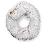 styleBREAKER Sciarpa ad anello unisex in maglia fine a motivo a coste | Sciarpa 64x33 cm, tessuto morbido, caldo ed elastico. Avvolgibile due volte intorno al collo.