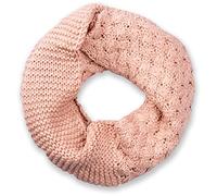 styleBREAKER Sciarpa ad anello unisex in maglia,Rosa antico vecchio