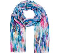 styleBREAKER Sciarpa donna a righe sfumate con riflessi lucidi | Stola 184x75 cm, morbida viscosa, dettagli metallizzati, frange corte, versatile.