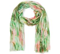 styleBREAKER Sciarpa donna a righe sfumate con riflessi lucidi | Stola 184x75 cm, morbida viscosa, dettagli metallizzati, frange corte, versatile.