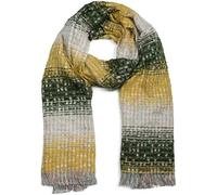 styleBREAKER Sciarpa donna in maglia con paillettes e frange invernale,Gial