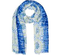 styleBREAKER Sciarpa Donna Mandala Boho Motivo Metallizzato,Blu-Verde