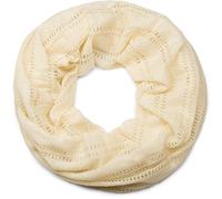 styleBREAKER sciarpa scaldacollo con motivo a maglia larga, sciarpa ad anello vintage, foulard, unisex 01017045, colore:Crema-Beige