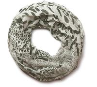 styleBREAKER sciarpa scaldacollo con stampa leopardata 01017009, colore:Grigio