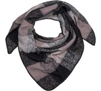 styleBREAKER Sciarpa triangolare da donna XXL con motivo a quadri colorati, sciarpa triangolare a quadri, sciarpa invernale calda e morbida, sciarpa 01020050, colore:Grigio-nero
