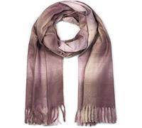 styleBREAKER Sciarpa Unisex a Quadri Classica,rosa scuro-beige