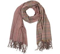 styleBREAKER Sciarpa Unisex XXL Tartan 71x188cm,Rosa