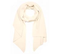 styleBREAKER Sciarpa web in morbido tessuto unicolore per donna, stola invernale calda in forma asimmetrica, tinta unita 01017118, colore:Crema