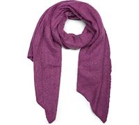 Sciarpa donna in morbido tessuto monocolore in forma asimmetrica, inverno, stola